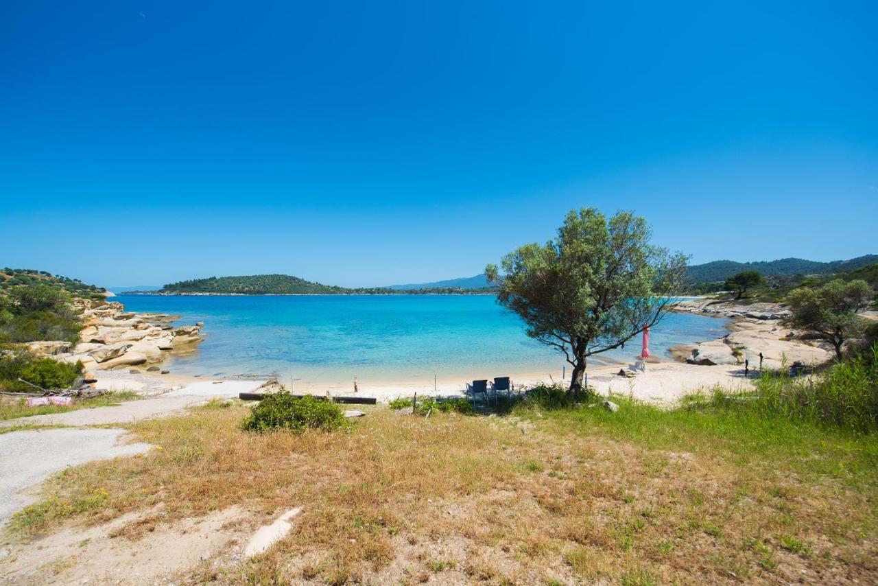 Nereus & Oceanus Beachfront Apartments, Lagonisi Beach #Feelslikehome Ormos Panagias Extérieur photo